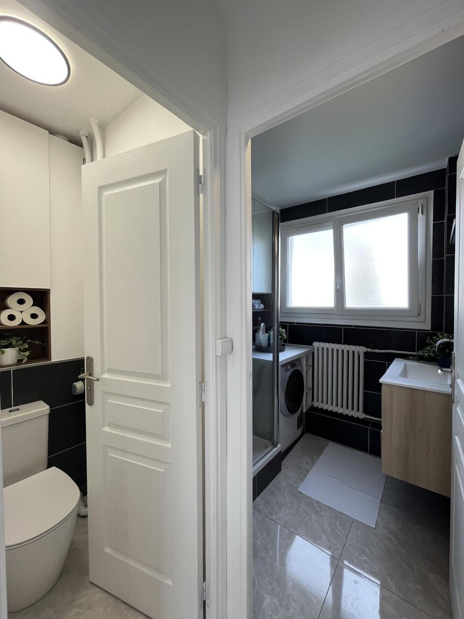 Entire 60M2 Apartment - Close To Paris - Parking - Kitchen - 2Min Rerb - Olympic'24 Bourg-la-Reine Luaran gambar