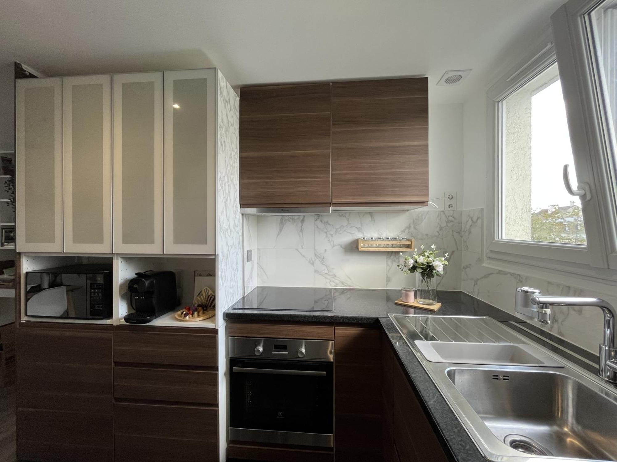 Entire 60M2 Apartment - Close To Paris - Parking - Kitchen - 2Min Rerb - Olympic'24 Bourg-la-Reine Luaran gambar