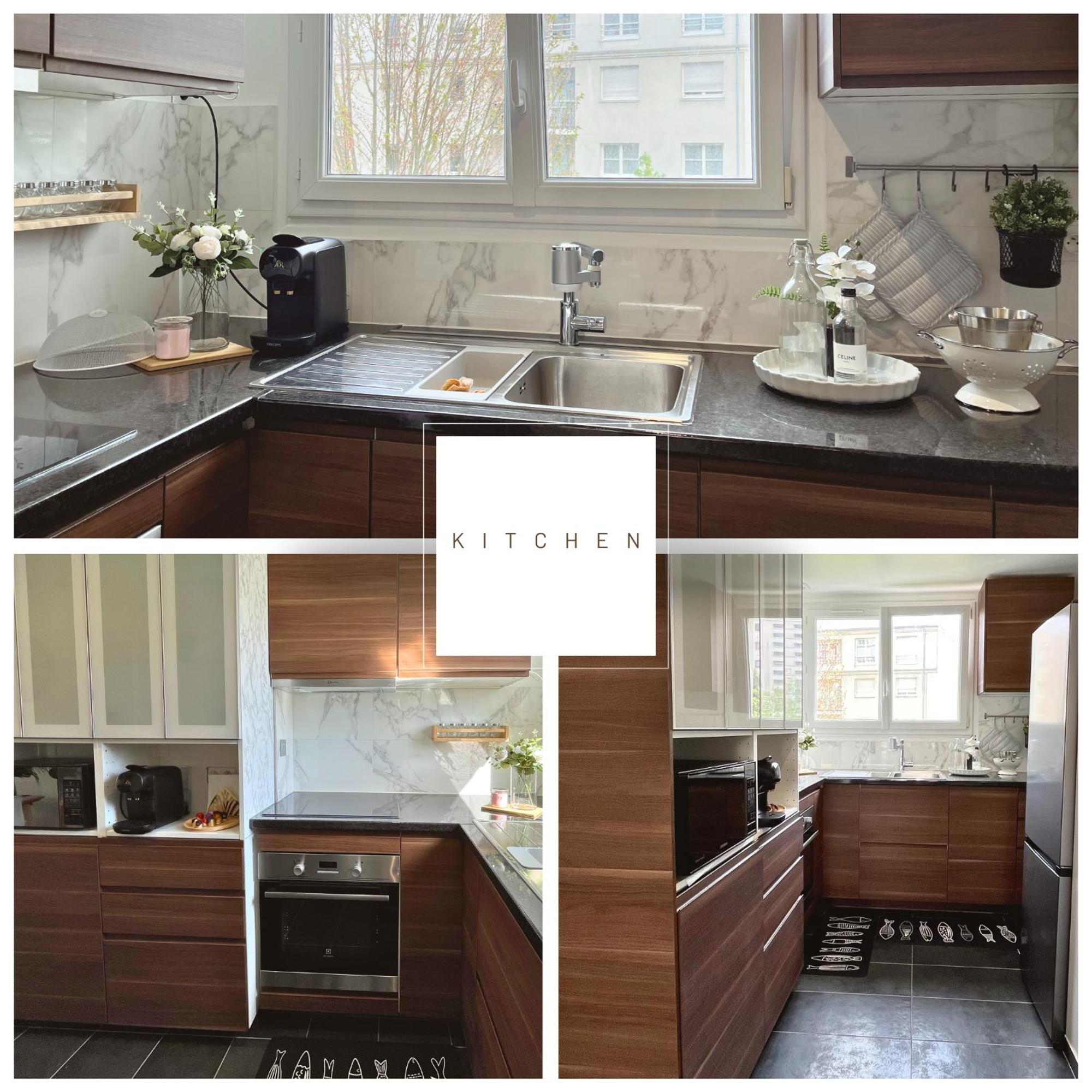 Entire 60M2 Apartment - Close To Paris - Parking - Kitchen - 2Min Rerb - Olympic'24 Bourg-la-Reine Luaran gambar
